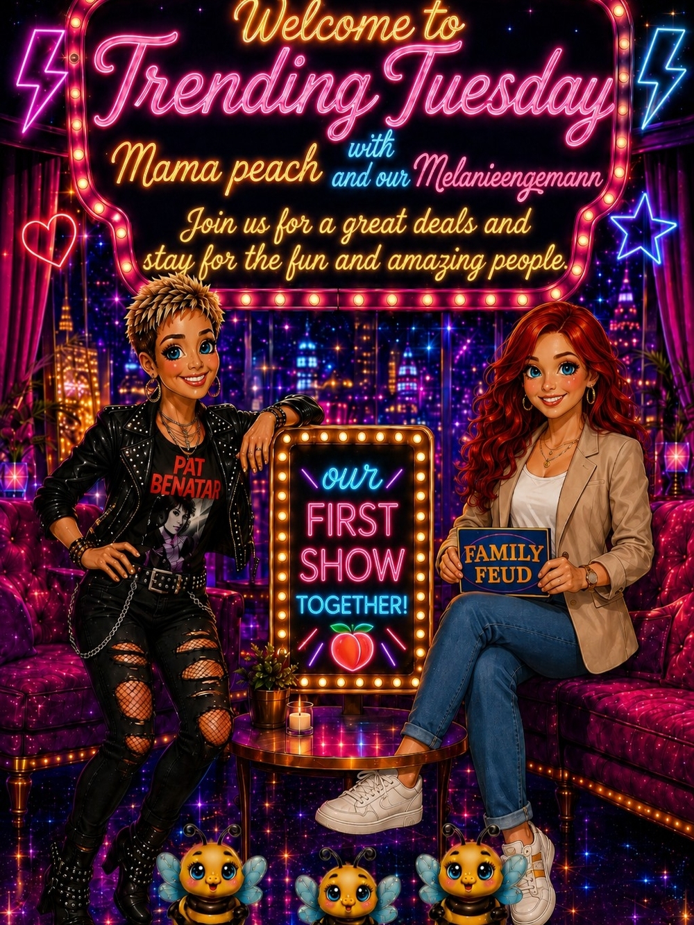 Trending Tuesday Share Show Collab With Mama Peach And Our Melanie - Picture 1 of 1